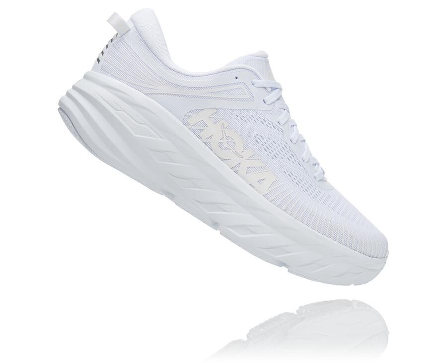 Tenis Hoka One One Feminino Branco - Bondi 7 - 690-BZLQDG